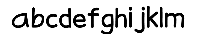 Baby Funt Font LOWERCASE