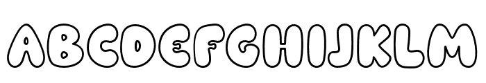 Baby Gemoy Outline Font UPPERCASE