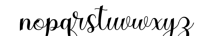 Baby Gentha Script Font LOWERCASE