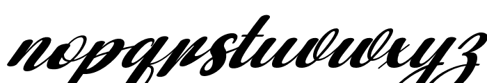 Baby Gerlita Slant 35 Regular Font LOWERCASE