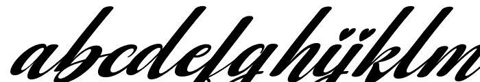 Baby Gerlita Slant 37 Regular FONT