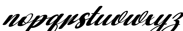 Baby Gerlita Slant 37 Regular Font LOWERCASE
