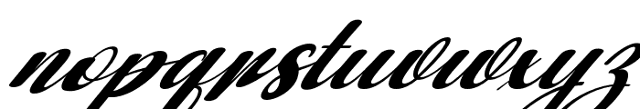 Baby Gerlita Slant 39 Regular Font LOWERCASE