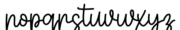 Baby Girl Monoline Font LOWERCASE