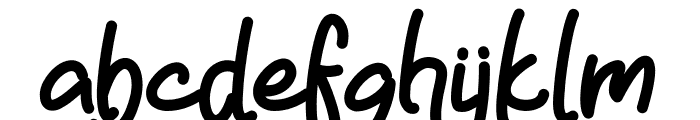 Baby Gumbout Font LOWERCASE