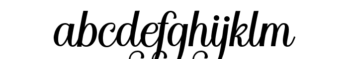 Baby July Regular Font LOWERCASE