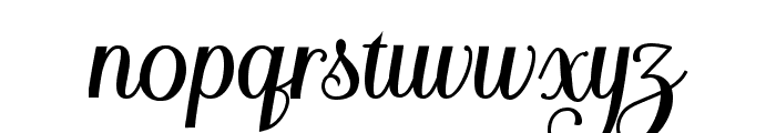 Baby July Regular Font LOWERCASE