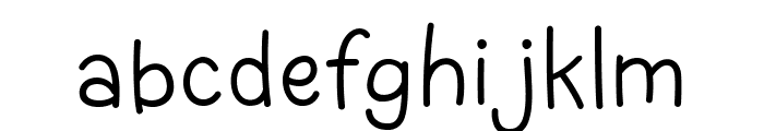 Baby Jumps Font LOWERCASE