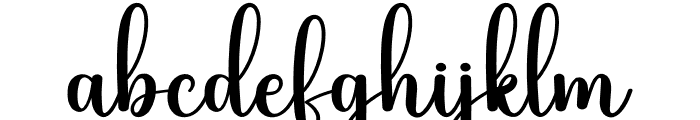 Baby Lady Font LOWERCASE