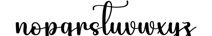 Baby Lady Font LOWERCASE