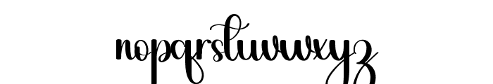Baby Letter Font LOWERCASE