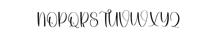 Baby Magnoliya Font UPPERCASE