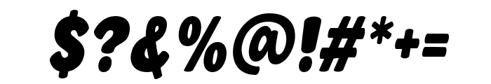 Baby Mango Italic Font OTHER CHARS