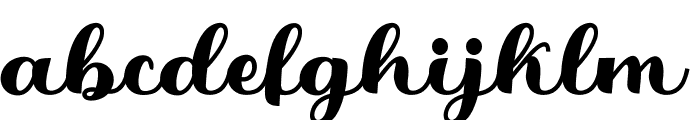 Baby Morgana Font LOWERCASE