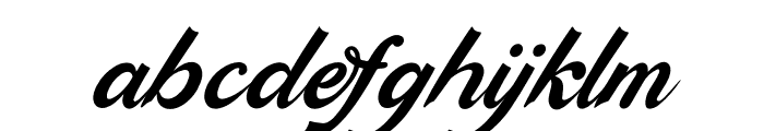 Baby Nelista Italic Font LOWERCASE