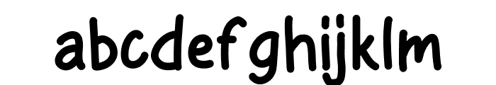 Baby Rellax Regular Font LOWERCASE