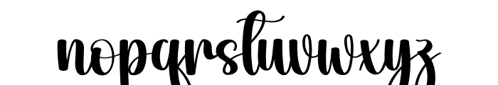 Baby Sample Font LOWERCASE