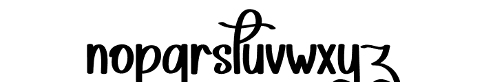 Baby Saturday Font LOWERCASE