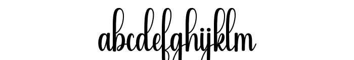 Baby Sela Font LOWERCASE