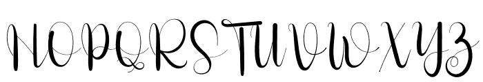 Baby Signature Font UPPERCASE