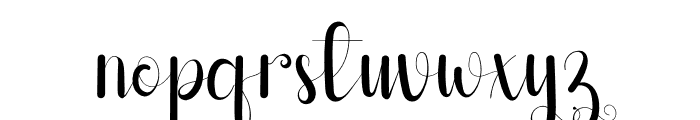Baby Signature Font LOWERCASE