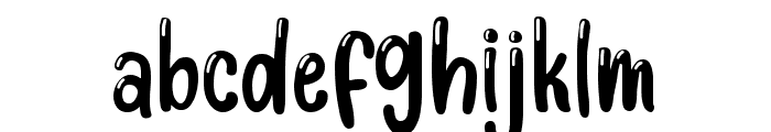 Baby Smooch Line Font LOWERCASE