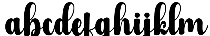 Baby Sophia Regular Font LOWERCASE