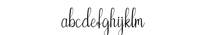 Baby Sophie Font LOWERCASE