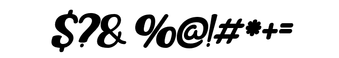 Baby Tropical italic Regular Font OTHER CHARS