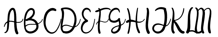 Baby Witch Font UPPERCASE