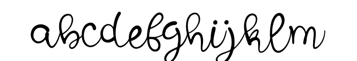 Baby Witch Font LOWERCASE