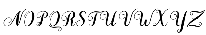 BabyAlguttaSlant-Italic Font UPPERCASE