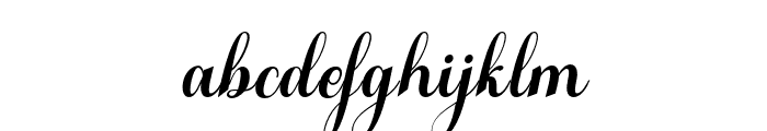 BabyAlguttaSlant-Italic Font LOWERCASE