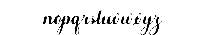 BabyAlguttaSlant-Italic Font LOWERCASE