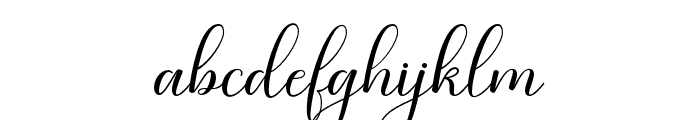 BabyAngelonia Font LOWERCASE