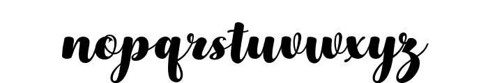 BabyBoldSlant Font LOWERCASE