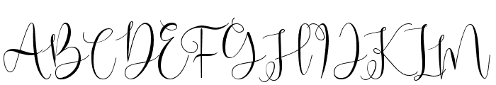 BabyForest-Regular Font UPPERCASE