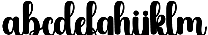 BabyGhubby-Regular Font LOWERCASE