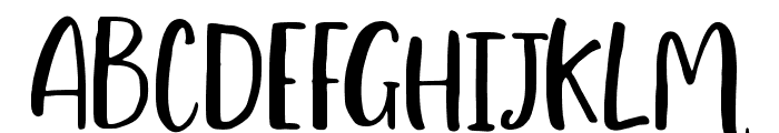 BabyHoly Font UPPERCASE