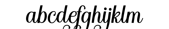 BabyJuly-Regular Font LOWERCASE