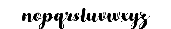 BabyKaylaSlant Font LOWERCASE