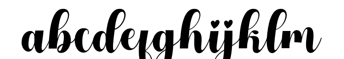 BabyMadina-Regular Font LOWERCASE
