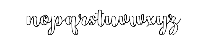 BabyOutline Font LOWERCASE