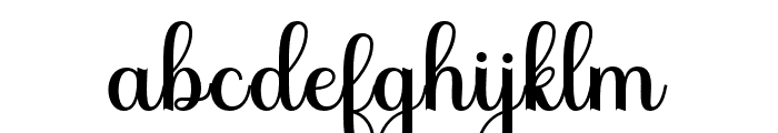BabyRihana Font LOWERCASE
