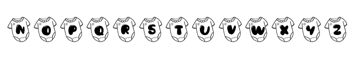 BabyShirt Font UPPERCASE