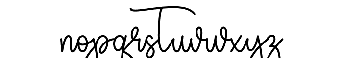 Babybunny Font LOWERCASE