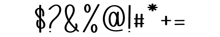 Babycandy Font OTHER CHARS