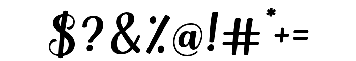 BabyfaceItalic-Italic Font OTHER CHARS