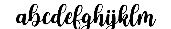 BabyfaceItalic-Italic Font LOWERCASE