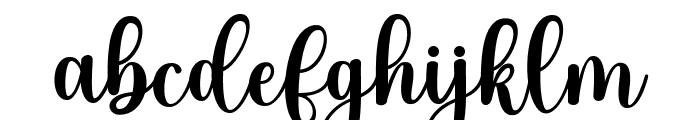 Babyish  Script Font LOWERCASE